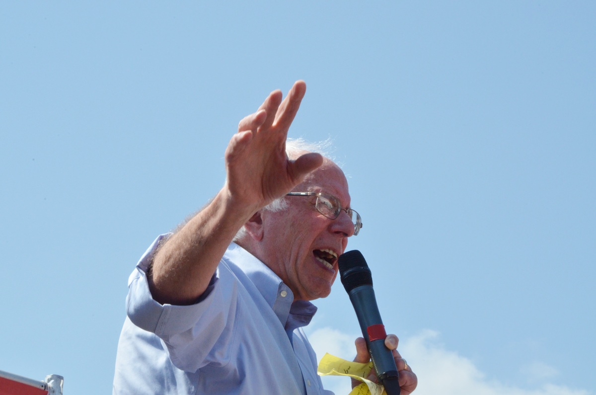 Bernie Sanders at Iowa State Fair foto Are Tågvold Flaten