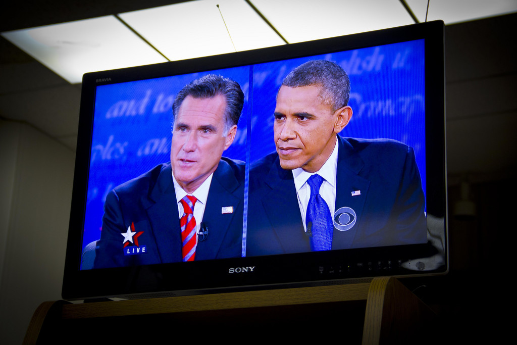 Mitt Romney og Barack Obama. Foto: Neon Tommy/Flikcr cc