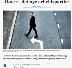 Faksimile fra Aftenposten. 