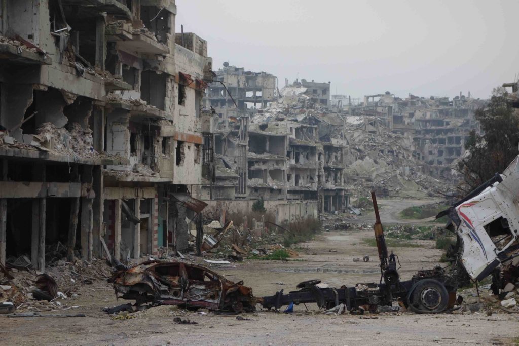 Homs i Syria. Foto: Sigurd Falkenberg Mikkelsen/NRK