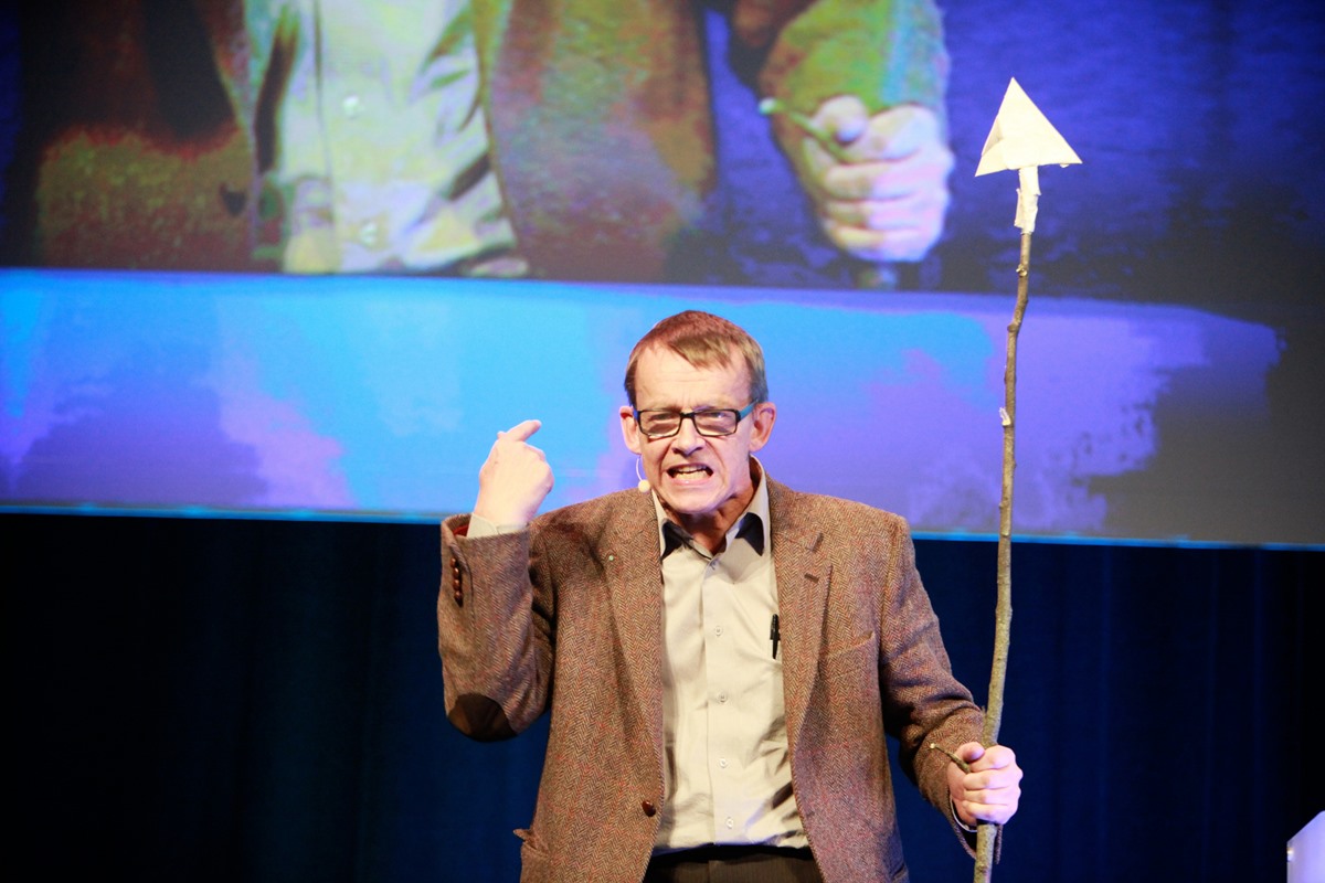 Hans Rosling på Zerokonferansen i 2012. Foto: Zero/Flickr cc