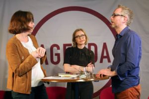 Guri Hjeltnes Bård Vegar Solhjell, intervjuet av Sarah Sørheim.