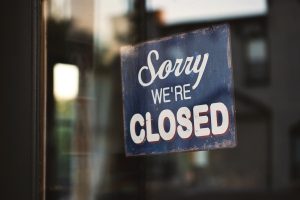 we are closed