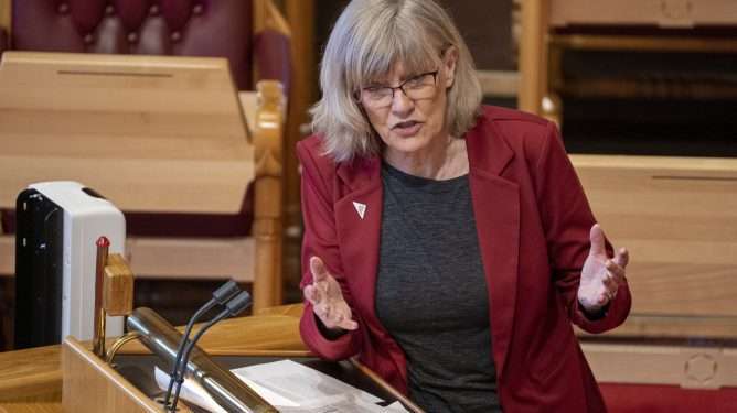 Karin Andersen på Stortinget