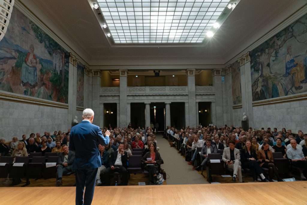 Michael Sandel i Norge. Foto. Åse Ultvedt.