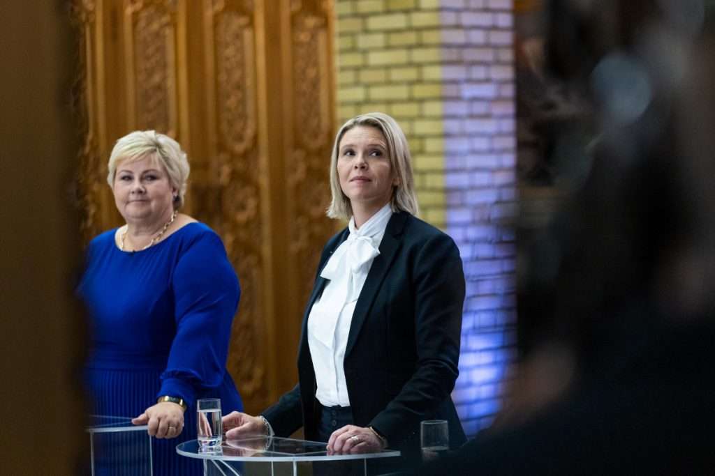 Sylvi Listhaug Erna Solberg