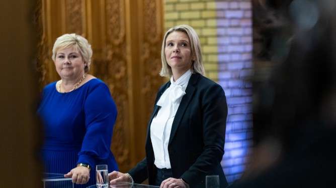 Sylvi Listhaug Erna Solberg