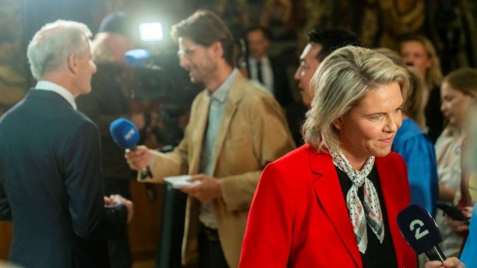 Jonas Gahr Støre og Sylvi Listhaug