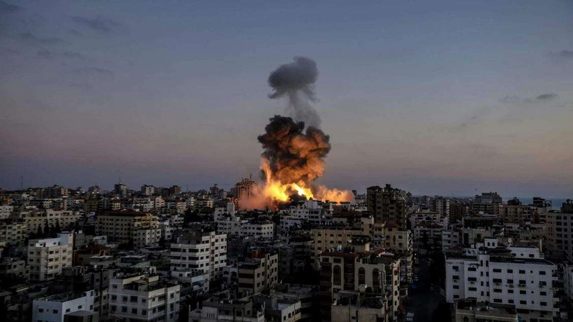 Gaza under angrep. Mohammed Irahim7Unsplash