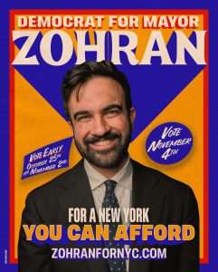 Mamdani Valplakat Mamdani Valplakat