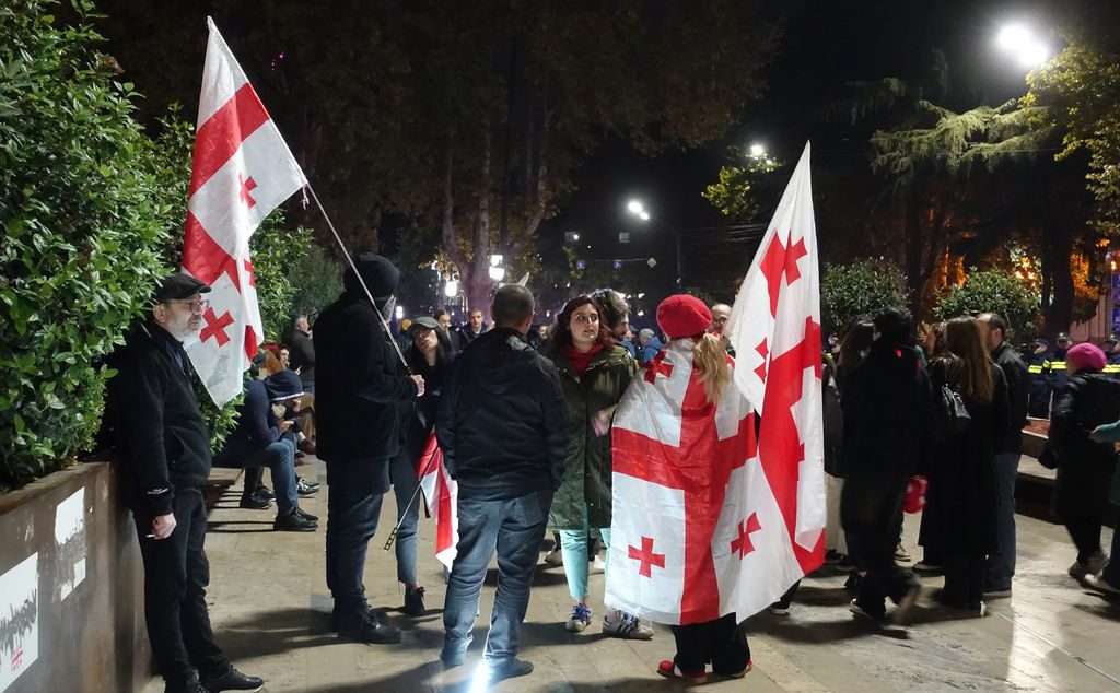 Georgia demonstrantar