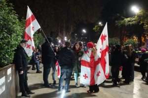 Georgia demonstrantar Georgia demonstrantar