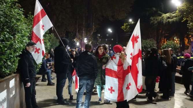 Georgia demonstrantar